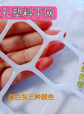 大孔塑料网封阳台防护围栏防猫网爬藤防坠宠物隔离养殖鸡鸭鹅网格