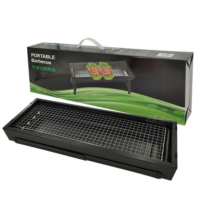 新款直销BBQ庭院木炭烤炉户外便携烧烤炉家用木炭碳烤炉加厚可折