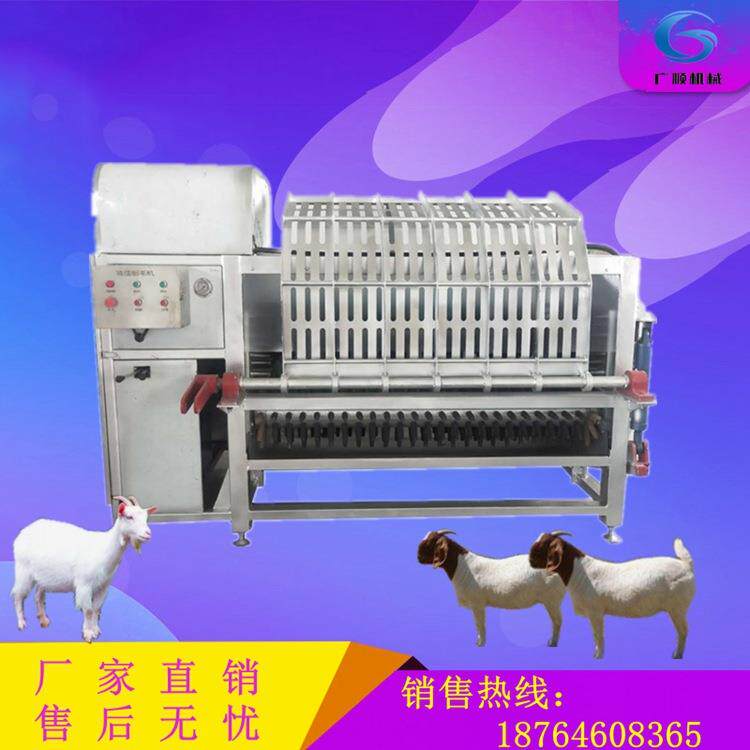 全自动羊脱毛机机械屠宰场杀羊刮毛设备不锈钢羊刨毛机