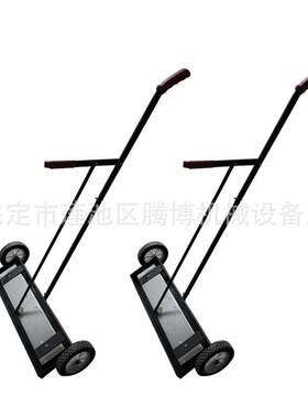手推吸车除铁车磁铁器磁力把式清除车扫间场地碎手推式吸铁铁铁销