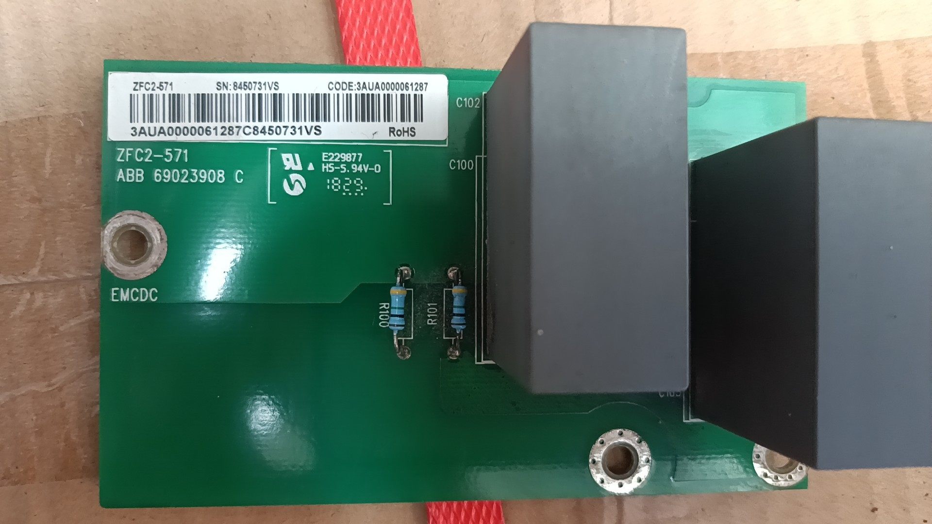 拆机ABB变频器板ZFC2-571