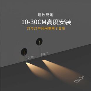 90地FD 人用体感应 L9090圆墙角灯家灯床头灯楼梯小夜灯过道嵌入式