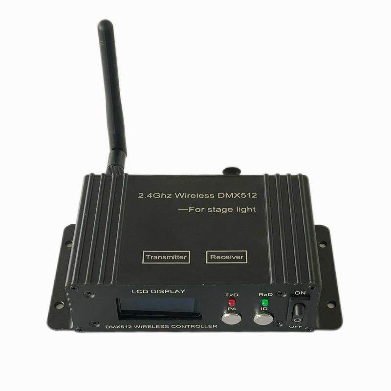 DMX512无线收发器控台发射器 舞台灯液晶屏接收器无线灯光控制器