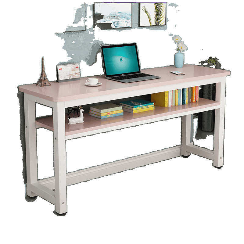 简约双层电脑桌书桌写字桌家用学习桌窄桌卧室桌简易长条桌,住宅家具,电脑桌,淘宝优惠券,粉丝福利购,淘宝优惠卷