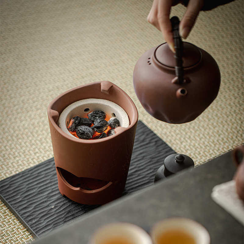 蛮己日式粗陶风炉功夫茶具侘寂风户外围炉煮茶加热烧水炭炉碳火炉,餐饮具,茶具礼盒,淘宝优惠券,粉丝福利购,淘宝优惠卷