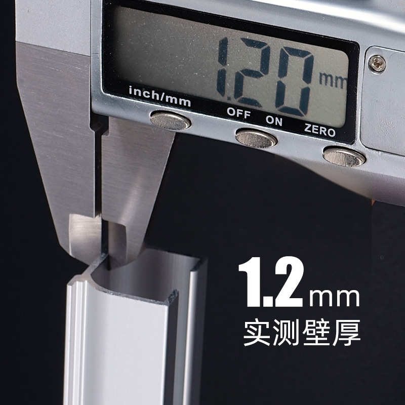 窗帘轨道加厚定 制铝合金静音滑道滑轮窗饰挂钩配件顶侧装双滑轨