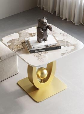 IMQJ^岩茶几小板桌子可移动发沙边几客厅阳台方形柜圆桌床头置物