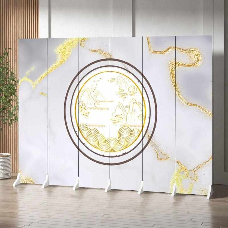 中国风屏风隔断客厅遮挡客厅折叠移动卧室遮挡办公室酒店装饰折屏
