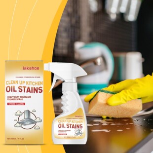 Stain Kitchen Jakehoe Oil Ideal for Spray Powerful Cleaner