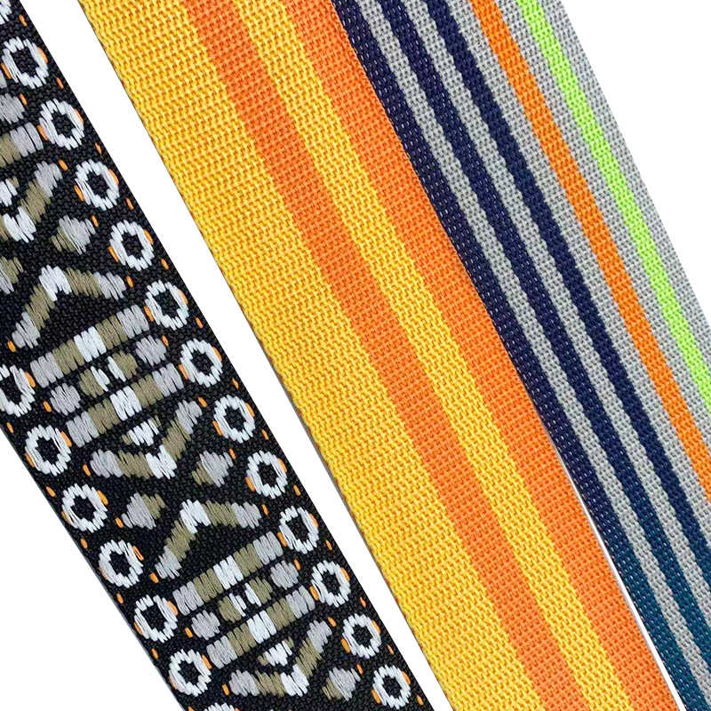 厂家 批发彩色平纹涤纶配件带织带箱包织带间色饰品生产包边服装