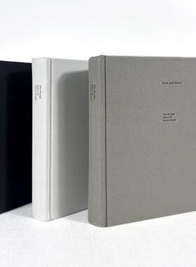 英文黑白灰风格简约布面纹彷真书本样板房家居客厅书房摆件装饰书