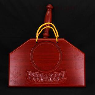 用品 全木 打板 花梨木打板 法器 寺院莲花打板雕刻 禅堂