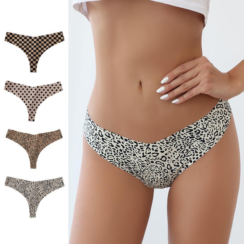 underwear womens print leopard breathable piece one briefs