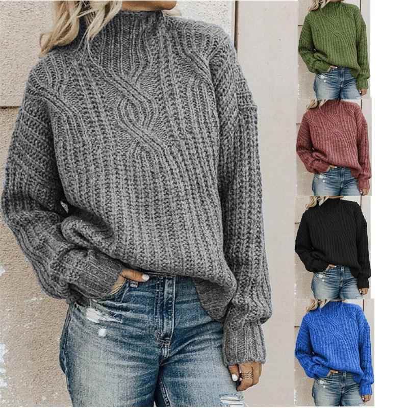 jumper oversized pullover loose casual sweater knitting