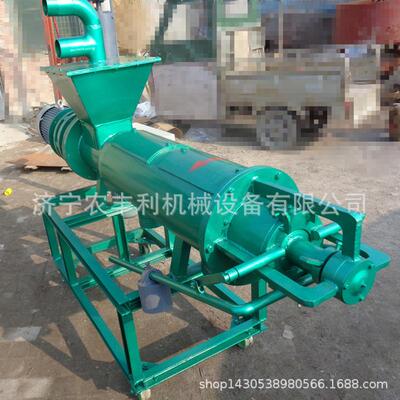 固镇县200加长型养殖场粪便脱水机牛粪鸡粪脱水机粪便干湿分离机