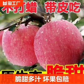 陕西当季水果红富士新鲜苹果冰糖心丑苹果整箱5斤大果一级