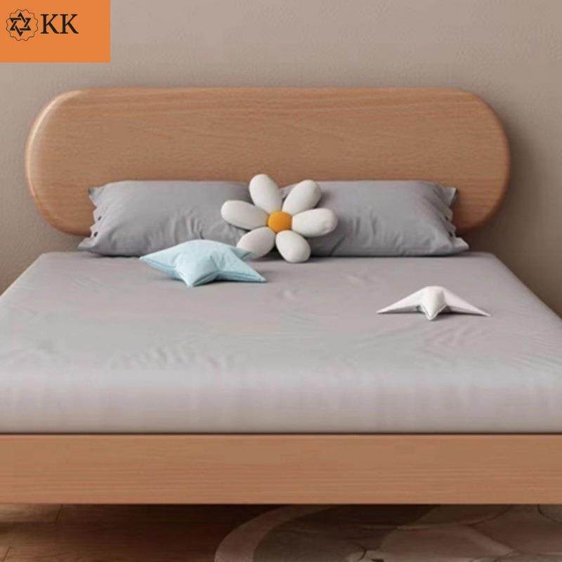 进口榉床木木床次卧床1.35米单人1.IZG2m实儿童1床.5米夜光床静音