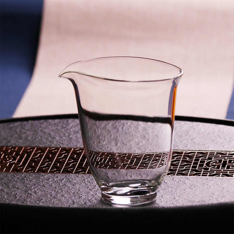 新款日式纯手工禅意公杯大容量防烫鹰嘴断水耐热玻璃高透明公道杯