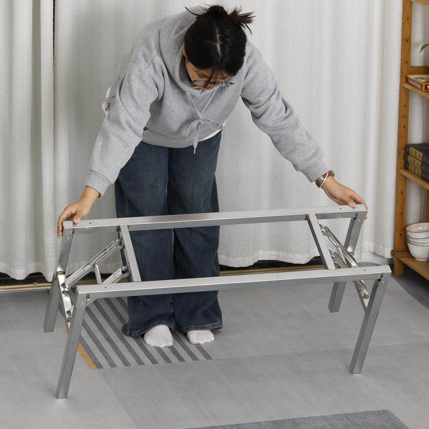 宽30cm桌腿加高桌腿支架 极窄桌腿支架80cm高 长条窄桌支架可折叠,住宅家具,桌腿/桌架,淘宝优惠券,粉丝福利购,淘宝优惠卷