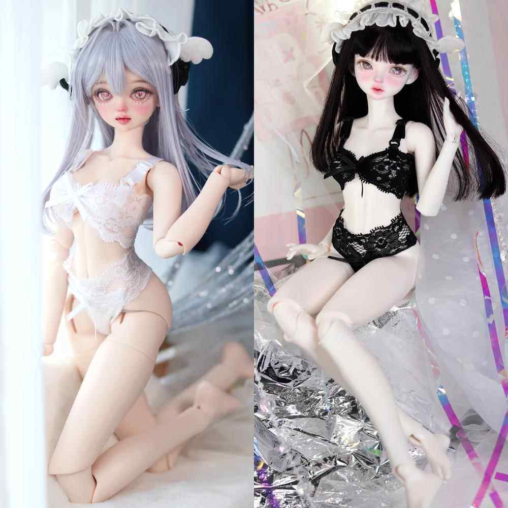 三四分 BJD SD娃娃衣服 娃衣套装3分4分性感蕾丝内衣套装 1/3 1/4