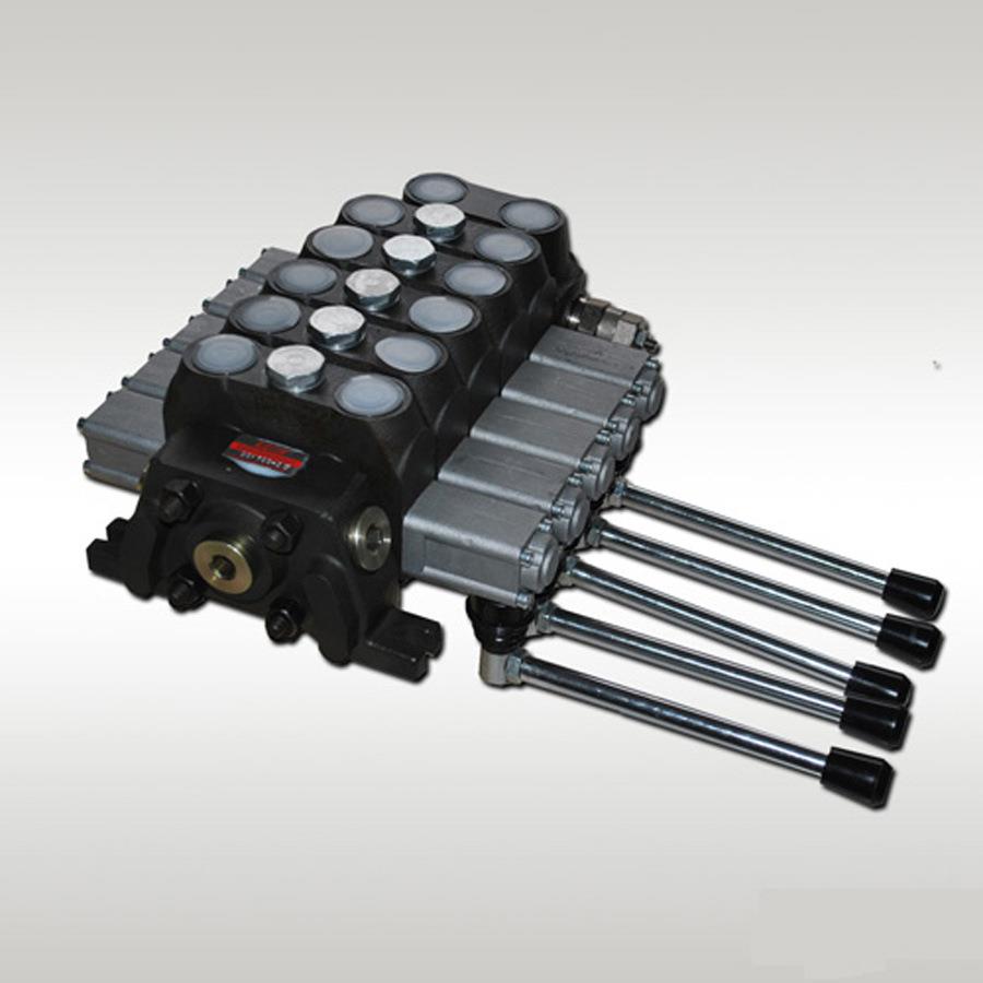 DCV100-5OT支架倒装手动液压多路阀