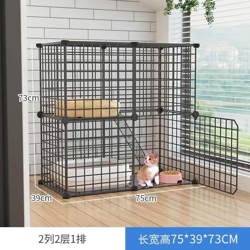 中小型猫咪超大柜厕所猫猫窝猫家用带笼子自由空间别墅笼舍猫