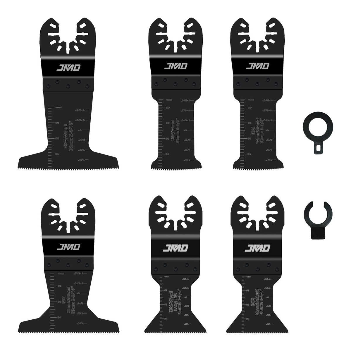 8pcs 混装18T多功能震动锯片多功能锯片木头切割金属锯片万用宝锯