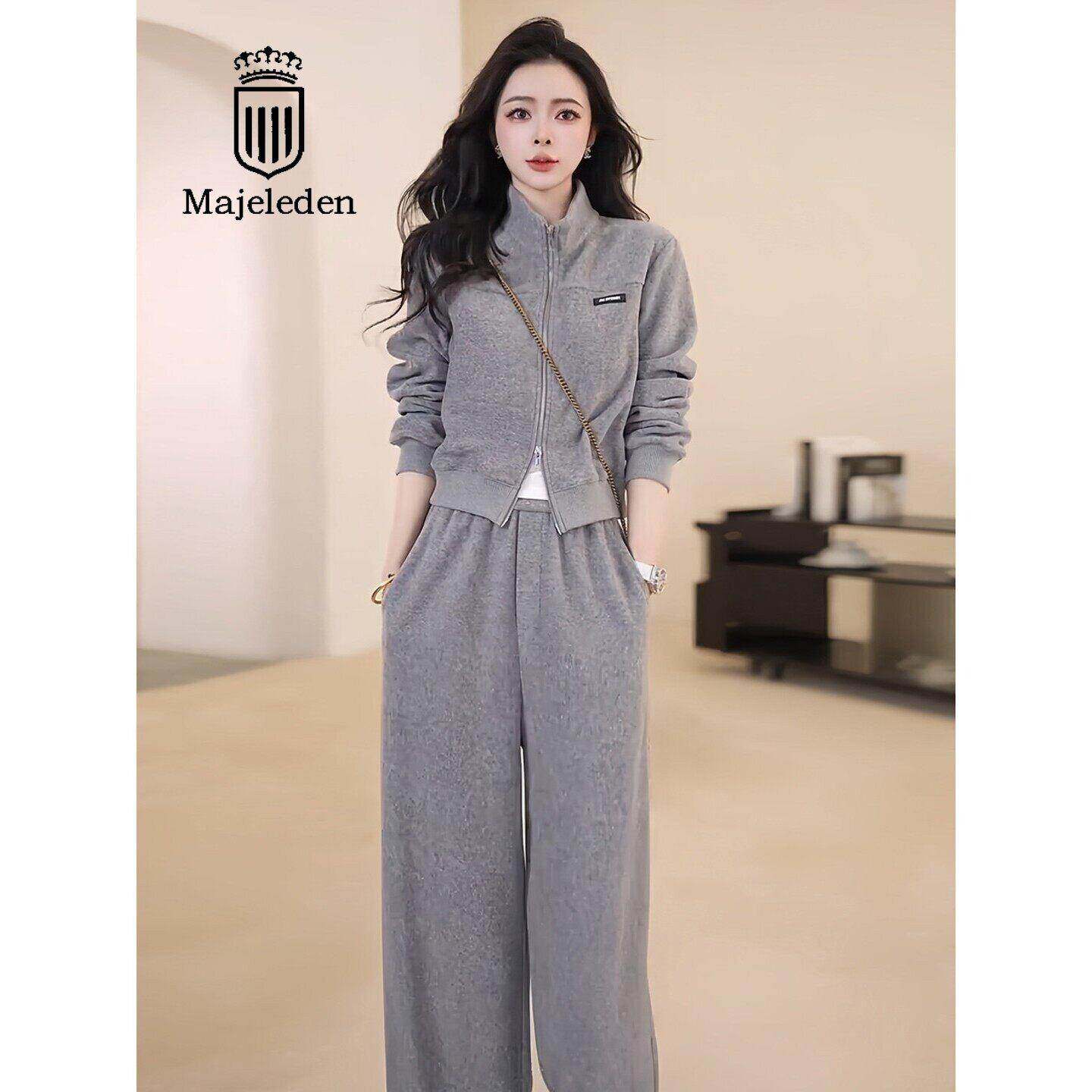 正品2026年春季新款运动休闲显瘦套装女韩系搭配卫衣一整套高级感