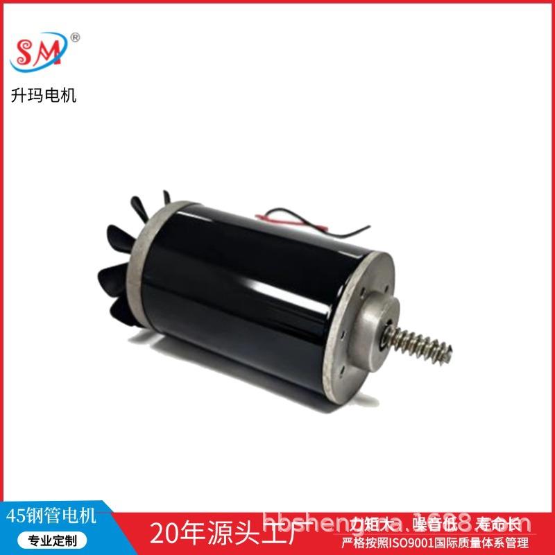 自动门45钢管电机 高转速低噪音永磁直流电机 12V24V有刷直流电机