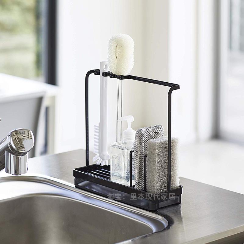 正品本 厨房清具整理里架 清洁刷海绵擦沥工水收纳洁洗洁精瓶子置