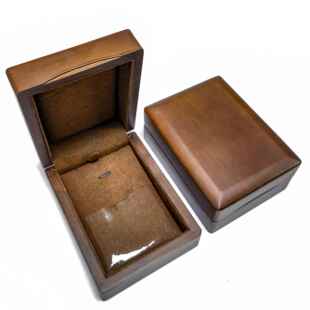 正品新款胡刻桃色国风珠宝首饰盒手镯盒实木收纳高档中致精礼盒字