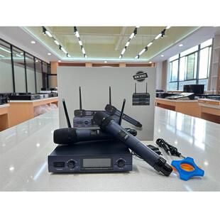 322无线麦克风一拖二VHF手持话筒ktv会议家庭唱歌无线麦克风