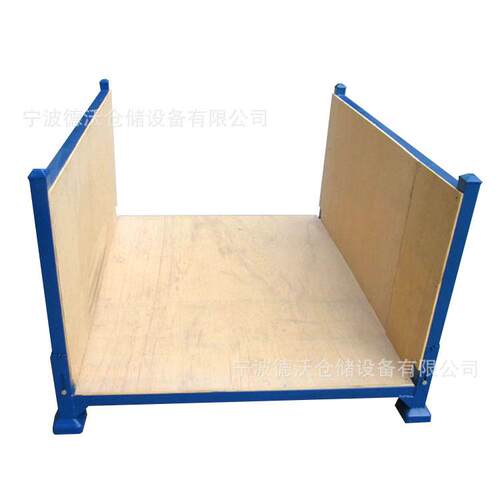 宁波厂家服装布料货物单双层放置存储固定钢制周转架重型堆垛