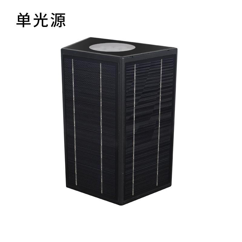 厂家定制铝双头壁灯庭院别墅新中式门口户外灯室外LED太阳能壁灯