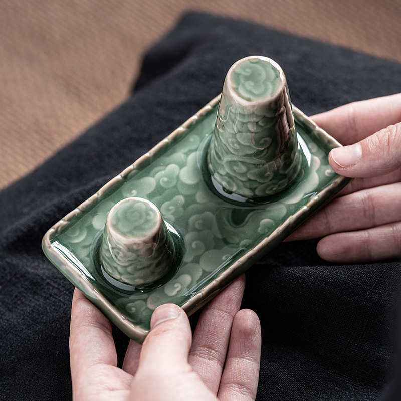 青瓷祥云晾壶架盖置盖托陶瓷壶盖置物架家用茶道零配紫砂茶壶配件,餐饮具,茶具礼盒,淘宝优惠券,粉丝福利购,淘宝优惠卷