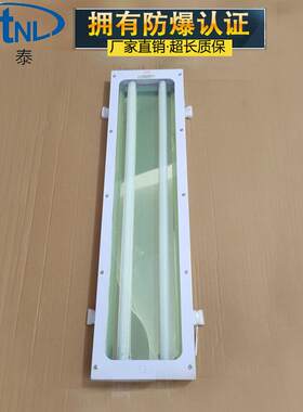 烤漆房壁挂式防爆灯双管耐高温防爆洁净荧光灯BHY-30*2三管