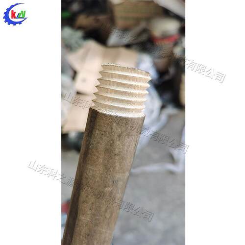 圆棒螺纹开牙机 拖把杆扫把杆开牙一体机 木材木柄攻丝套丝机