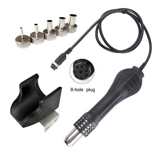 12V24V858/878/8586/898D焊台手柄热风枪手柄
