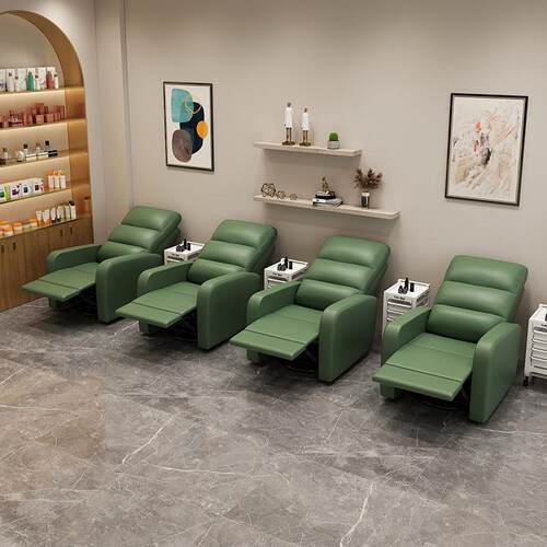 功能发美容院可平躺舱多美甲美睫躺椅足浴电动椅办沙敏特公休闲按