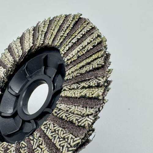 电镀金刚石百叶片角磨机砂轮百页轮 石材 大理石 陶瓷 岩板115mm