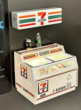 711冰柜冰箱贴便利店微缩磁铁2025新款个性创意装饰磁吸3d立体
