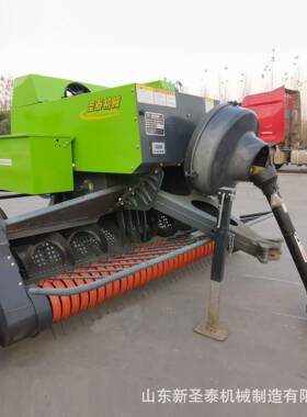 麦秸碎草拾草打包机现货自动化方捆拾草打包机塑料绳秸秆打捆机