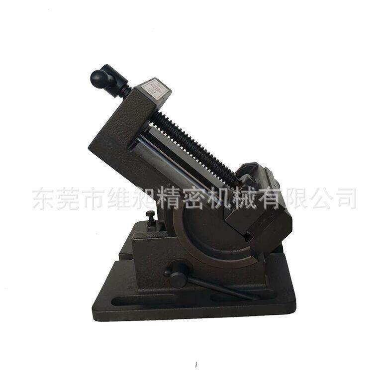 供应可倾钻床精密平口钳4寸钻床夹具可倾夹具QKD100斜度钻床夹具