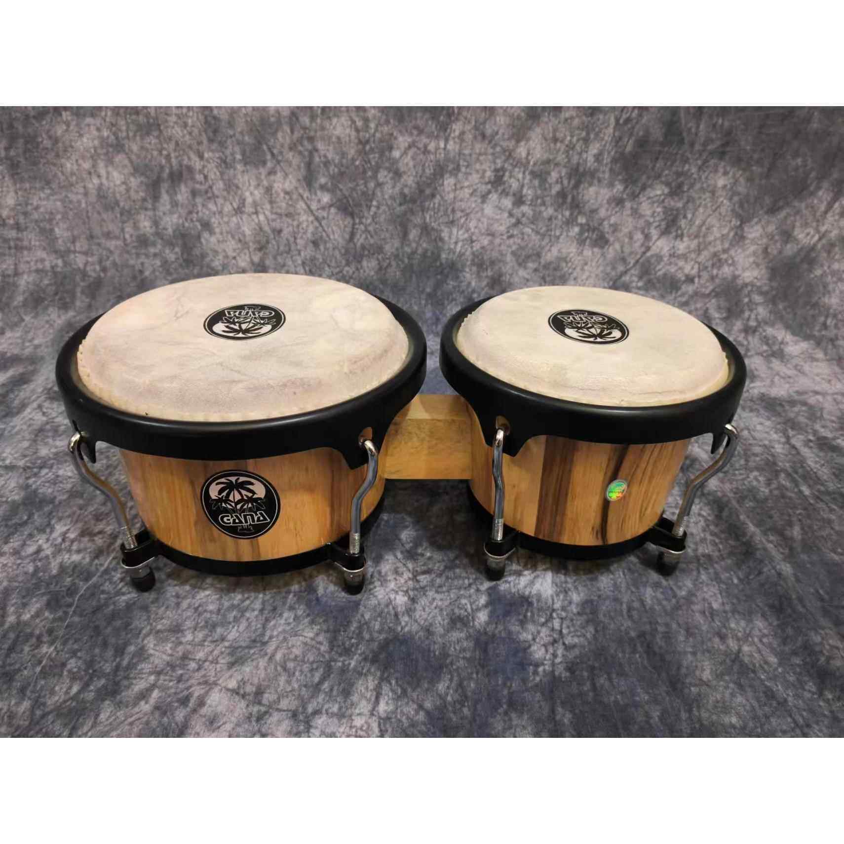 高档GANA新款 加纳 邦 o器ngo邦戈鼓 羊B皮 牛皮 奥尔夫乐 哥儿童