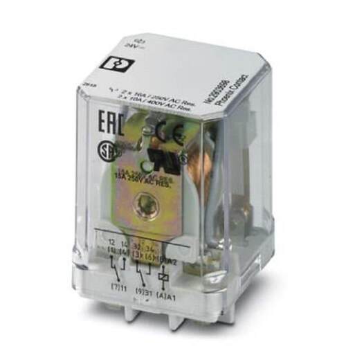 菲尼克斯 单个继电器 - REL-PR2- 24DC/2X21 - 2903698电气联接德