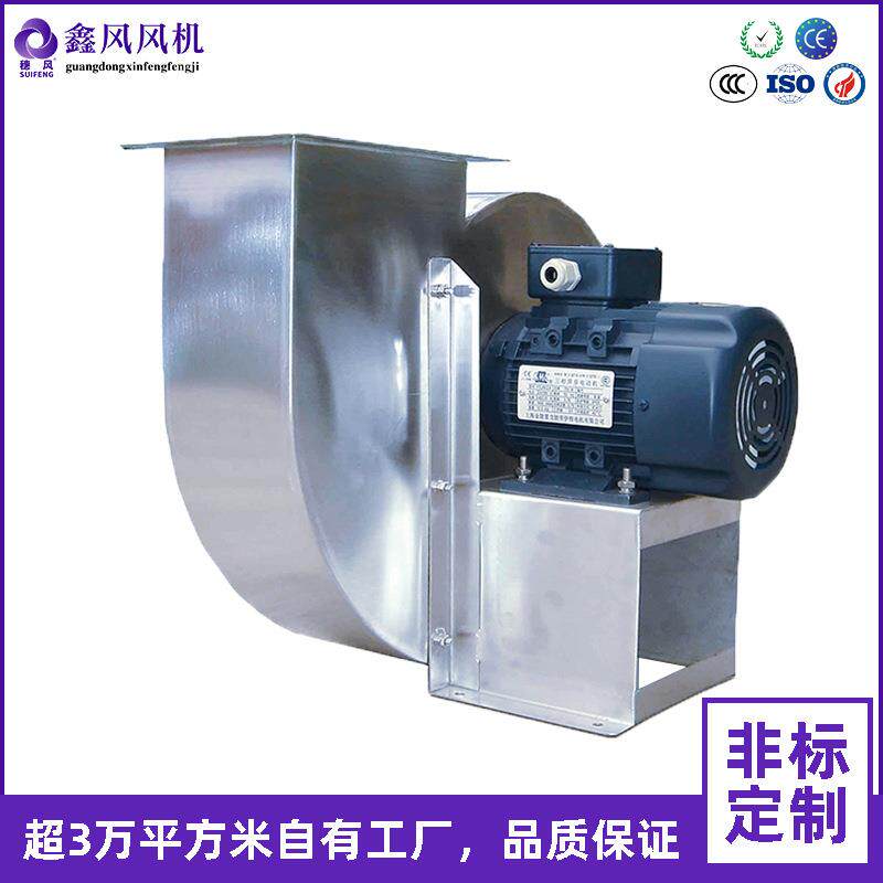 厂家供应多翼式耐高温离心风机 DZ250工业机械设备配套 质保三年