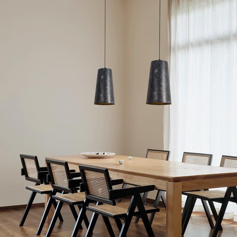 日式侘寂风吊灯餐厅灯吧台前台收银台服装店商场简约床头民宿灯具