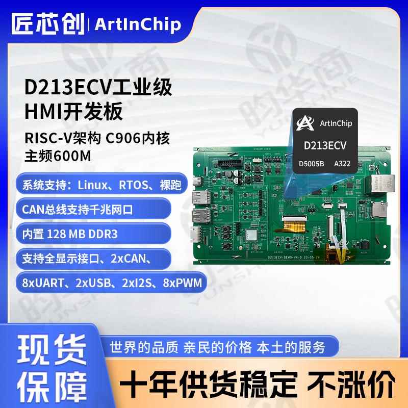 匠芯创ArtInChip工业级HMI开发板支持linux系统和RTOS系统D213ECV