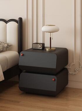 复古风网红轻子QUO高颜室值奢实木沙柜发边柜收纳置物四斗柜卧床