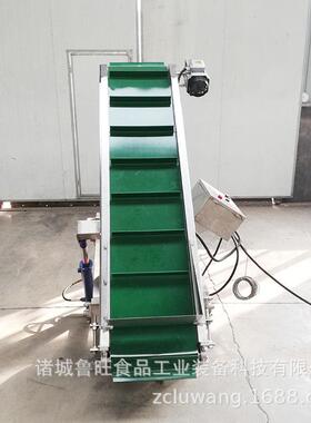 鹌鹑蛋剥皮配套输送机 提升机液压升降调节度 丸子定型输送线